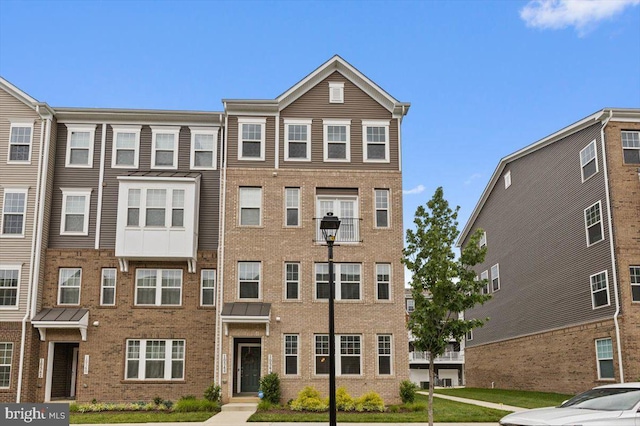 10544 Sally Ride Ln, Lanham, MD 20706 - view of front of house with brick siding