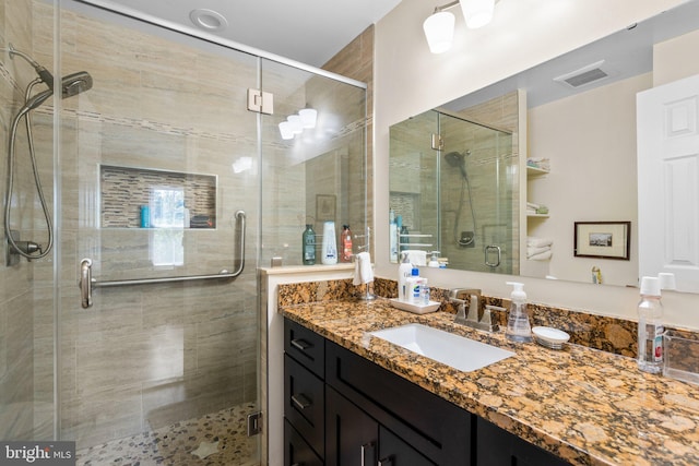 18275 Rolling Meadow Way, Olney, MD 20832 - full bath with vanity and a shower stall