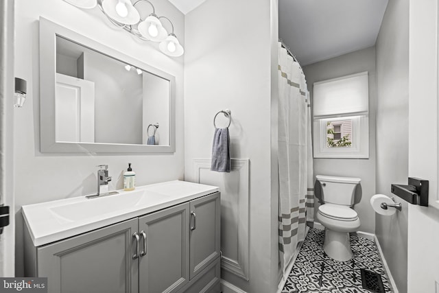 202 Cranford Rd, Cherry Hill, NJ 08003 - bathroom featuring vanity and curtained shower