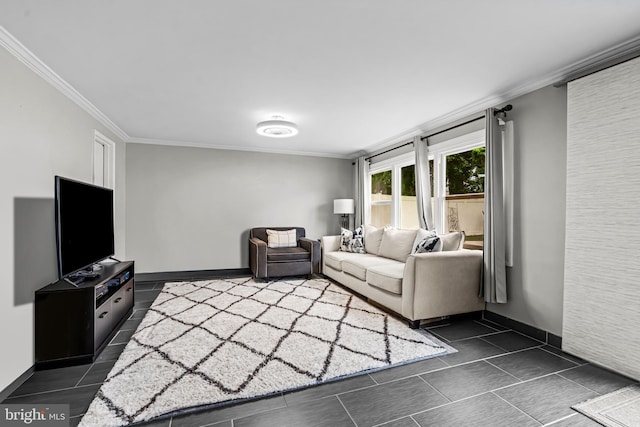 202 Cranford Rd, Cherry Hill, NJ 08003 - living room with crown molding
