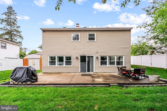 202 Cranford Rd, Cherry Hill, NJ 08003 - back of house featuring a patio, a storage unit, and a fenced backyard