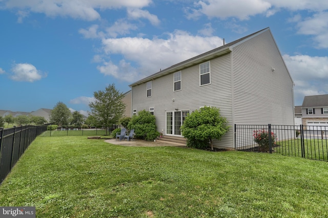 971 Connell St, Mechanicsburg, PA 17055 - back of house featuring a fenced backyard and a patio area