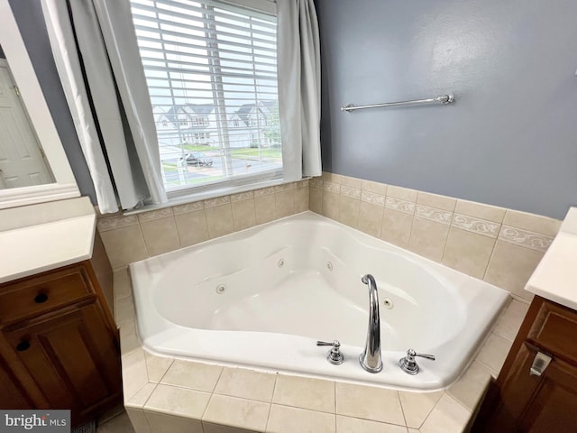 16331 Eagle Flight Cir, Woodbridge, VA 22191 - full bath featuring vanity and a tub with jets