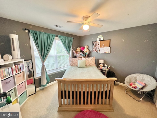 16331 Eagle Flight Cir, Woodbridge, VA 22191 - bedroom featuring carpet flooring and a ceiling fan