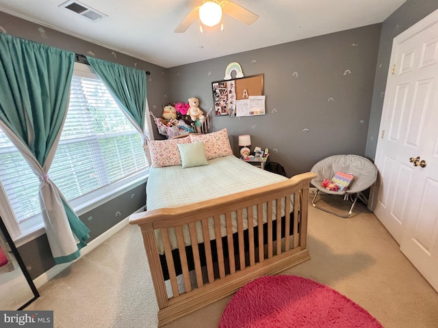16331 Eagle Flight Cir, Woodbridge, VA 22191 - carpeted bedroom featuring ceiling fan and baseboards