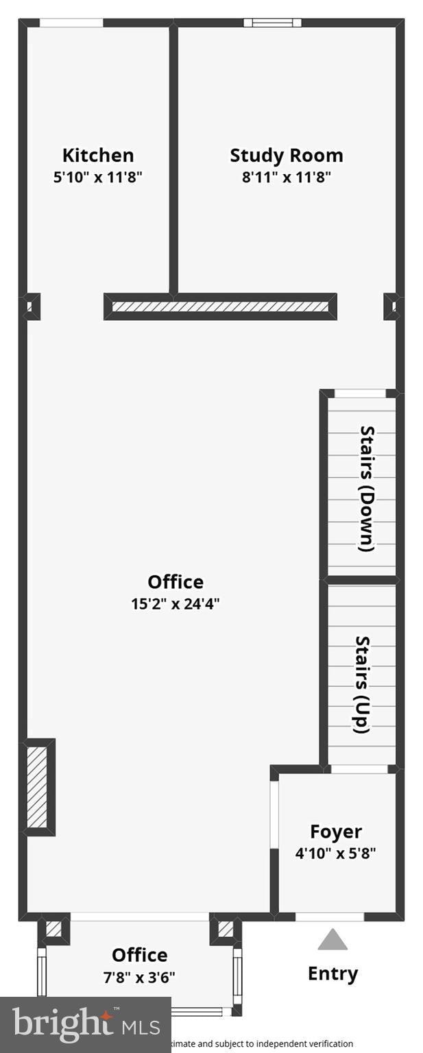 3238 P St NW, Washington, DC 20007 - view of floor plan / room layout