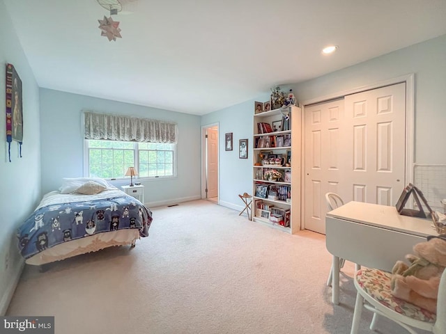 19 Pheasant Run Rd, New Hope, PA 18938 - carpeted bedroom featuring baseboards and a closet