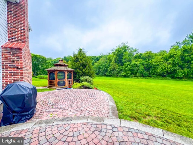 19 Pheasant Run Rd, New Hope, PA 18938 - view of patio / terrace with a gazebo and area for grilling