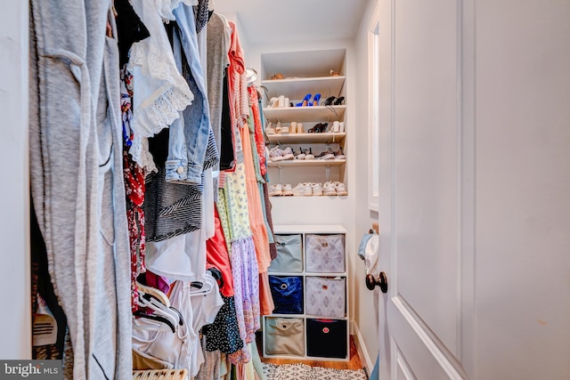 215 Murray Dr, Doylestown, PA 18901 - walk in closet featuring wood finished floors