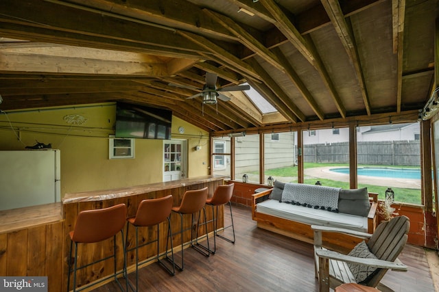 215 Murray Dr, Doylestown, PA 18901 - sunroom / solarium featuring healthy amount of natural light and lofted ceiling
