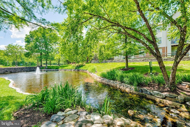 810 Broken Twig Ct, Odenton, MD 21113 - surrounding community with a water view and a yard