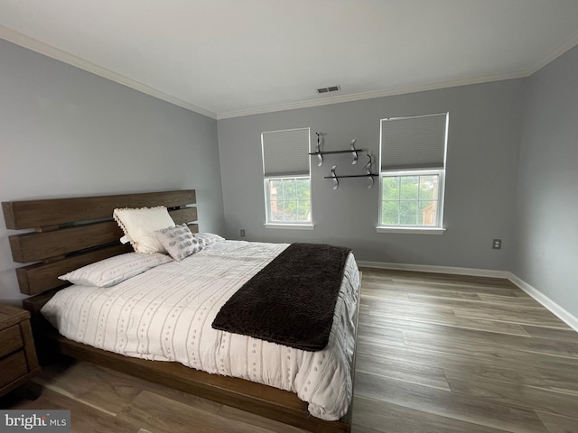 8 Tyler Falls Ct Unit C, Baltimore, MD 21209 - bedroom with crown molding and wood finished floors