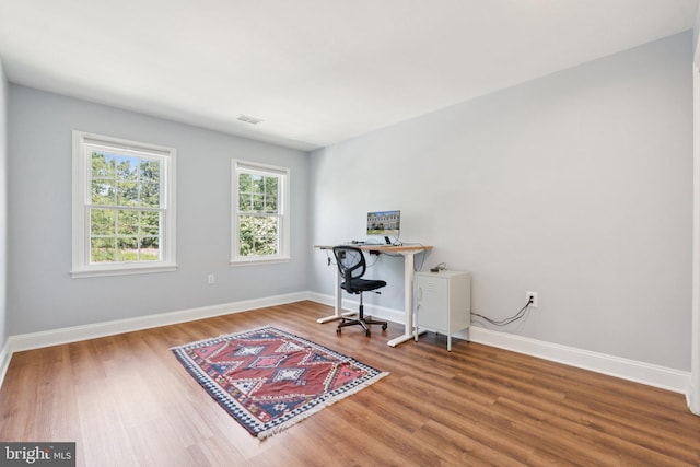 2009 Magarity Ct, Falls Church, VA 22043 - home office with wood finished floors