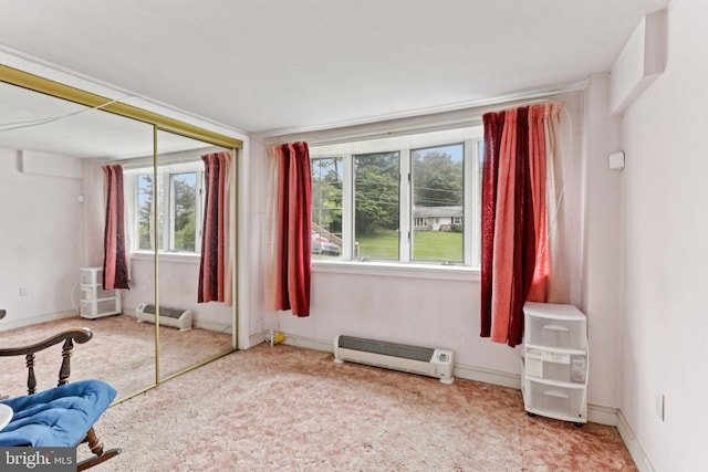 694 Davisville Rd, Warminster, PA 18974 - unfurnished bedroom featuring baseboard heating and a closet