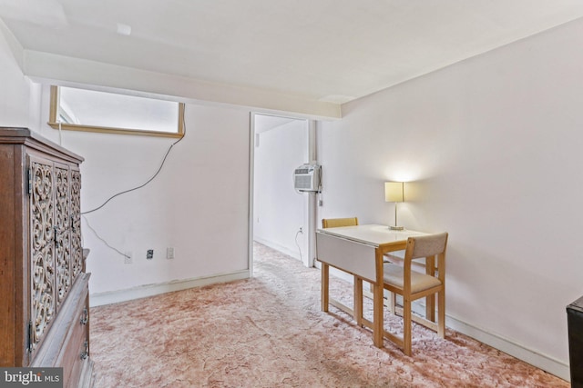 694 Davisville Rd, Warminster, PA 18974 - interior space featuring carpet and a wall unit AC