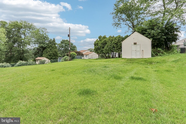 694 Davisville Rd, Warminster, PA 18974 - view of yard featuring a storage shed