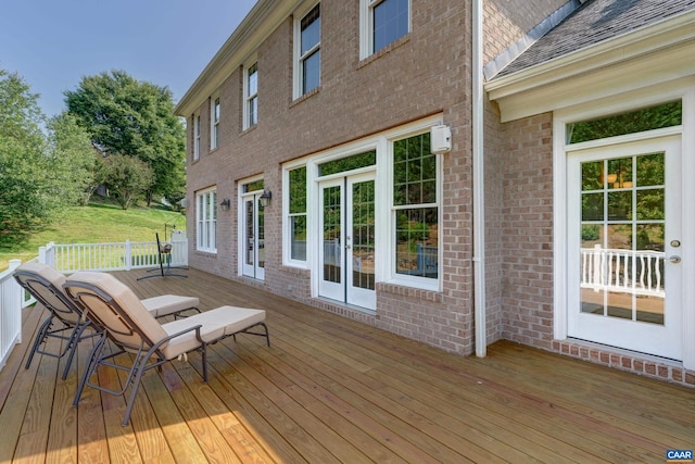 455 Foxdale Ln, Charlottesville, VA 22903 - view of wooden deck