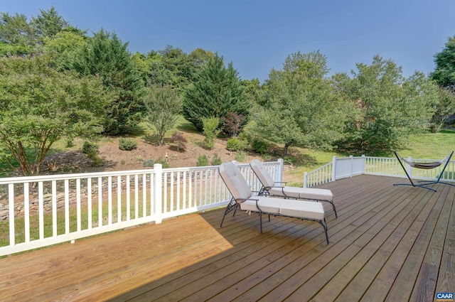 455 Foxdale Ln, Charlottesville, VA 22903 - view of wooden terrace