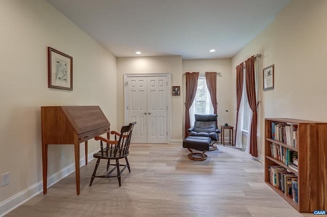 455 Foxdale Ln, Charlottesville, VA 22903 - living area featuring light wood finished floors and recessed lighting