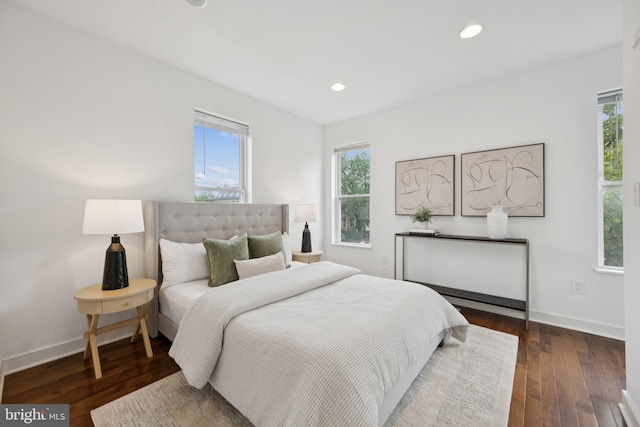 1200 6th St NE, Washington, DC 20002 - bedroom featuring wood finished floors and recessed lighting