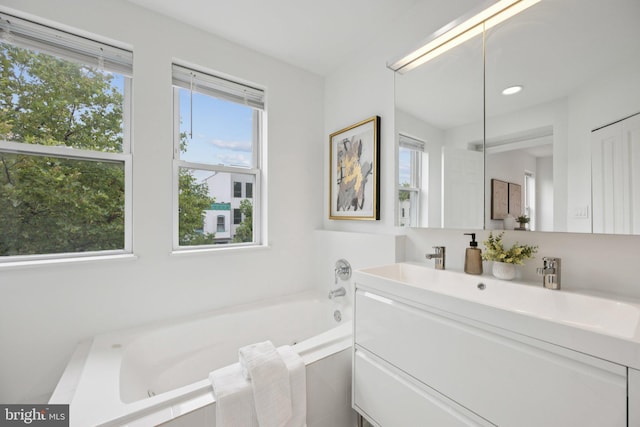 1200 6th St NE, Washington, DC 20002 - full bathroom featuring vanity and a bath