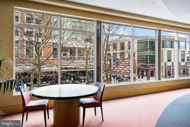 155 Potomac Psge Unit 237, National Harbor, MD 20745 - dining space with carpet flooring