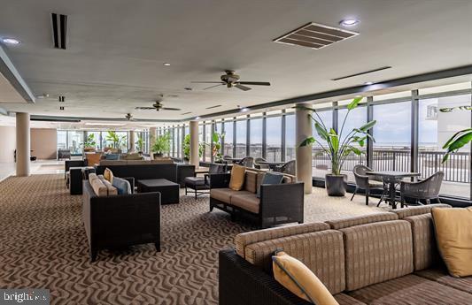 3101 Boardwalk Unit 3402-2, Atlantic City, NJ 08401 - building lobby with a wall of windows