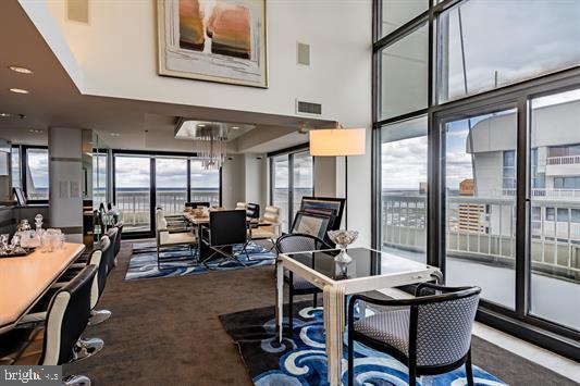 3101 Boardwalk Unit 3402-2, Atlantic City, NJ 08401 - carpeted office featuring expansive windows