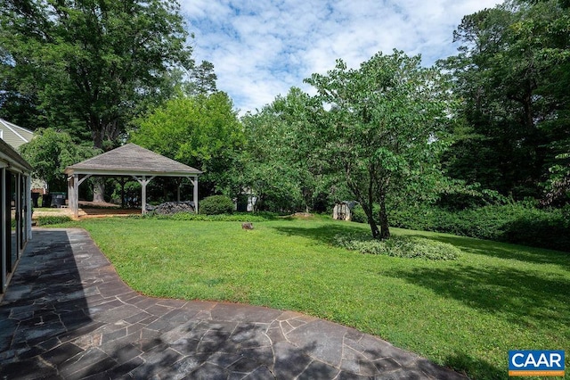 1614 Meadowbrook Heights Rd, Charlottesville, VA 22901 - view of green lawn with a gazebo