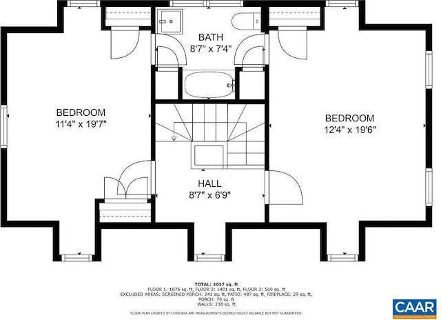 1614 Meadowbrook Heights Rd, Charlottesville, VA 22901 - view of home floor plan