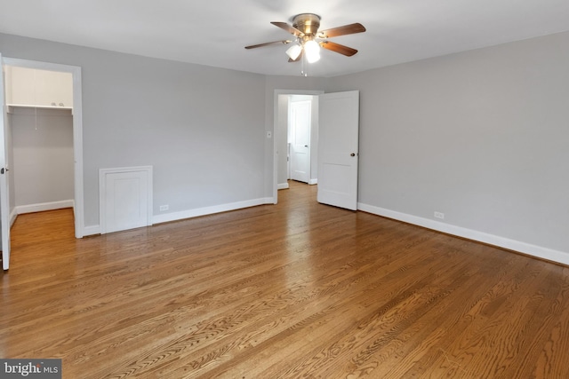 509 Baynard Blvd, Wilmington, DE 19803 - unfurnished room featuring a ceiling fan and light wood-style floors
