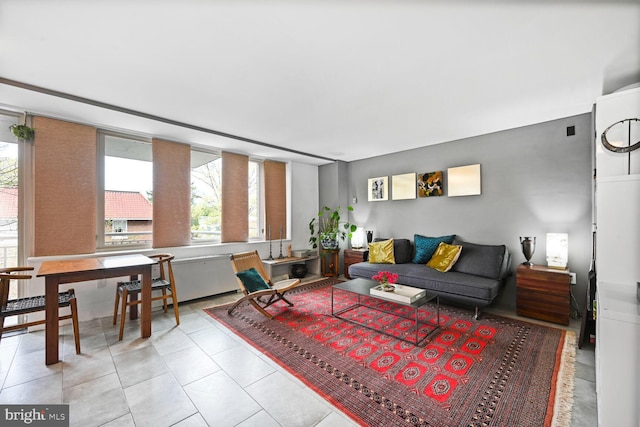 2800 Wisconsin Ave NW Unit 304, Washington, DC 20007 - living area featuring healthy amount of natural light and tile patterned floors