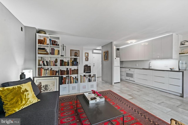 2800 Wisconsin Ave NW Unit 304, Washington, DC 20007 - living area with a wall mounted air conditioner
