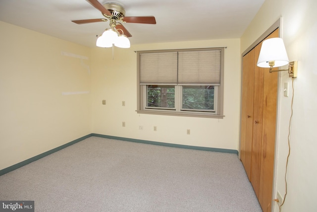 4239 Elbridge St, Philadelphia, PA 19135 - unfurnished room with light carpet and a ceiling fan
