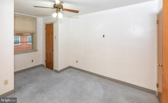 4239 Elbridge St, Philadelphia, PA 19135 - empty room featuring ceiling fan and light colored carpet
