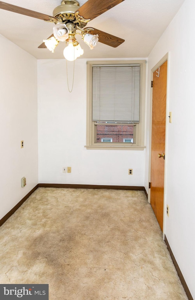 4239 Elbridge St, Philadelphia, PA 19135 - empty room featuring carpet flooring and ceiling fan
