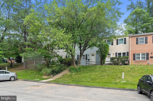 9355 Pan Ridge Rd Unit 9355, Parkville, MD 21234 - townhome / multi-family property featuring a front lawn