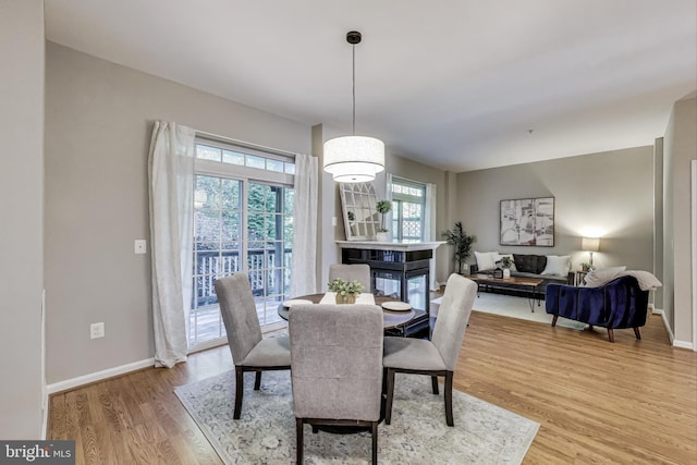 1869 Cedar Cove Way Unit 101, Woodbridge, VA 22191 - dining space featuring light wood-type flooring and baseboards