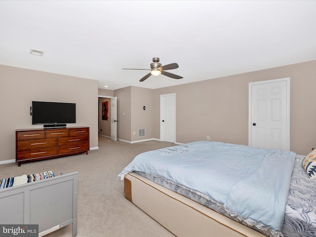 14228 Golden Hook Rd, Boyds, MD 20841 - bedroom featuring light carpet and ceiling fan