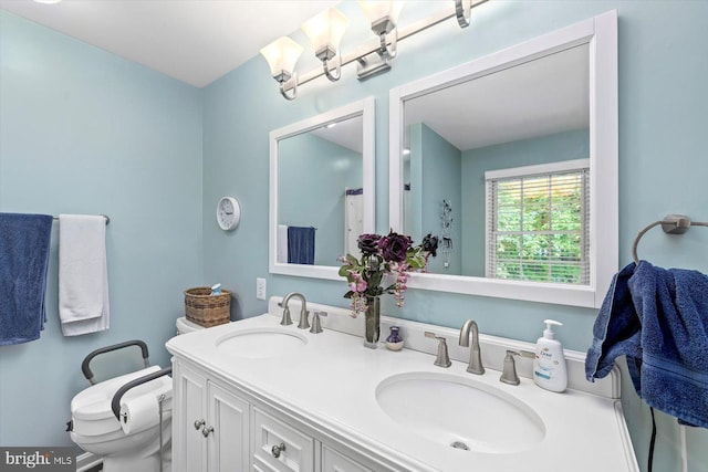 69 Cardinal Forest Dr, Fredericksburg, VA 22406 - full bath featuring toilet and double vanity