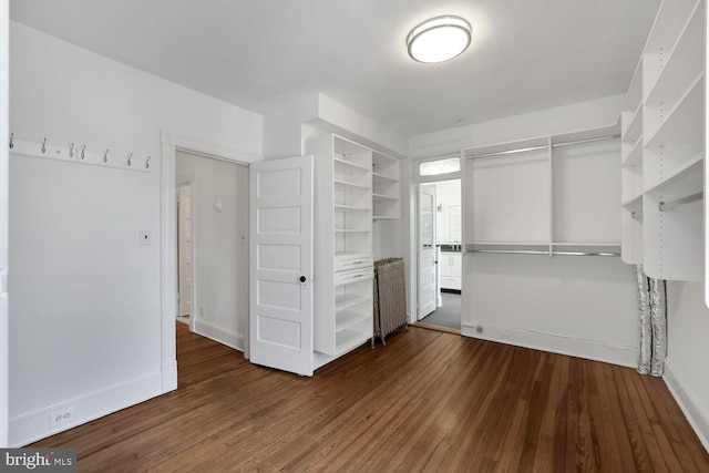 1329 Delafield Pl NW, Washington, DC 20011 - walk in closet featuring dark wood-type flooring