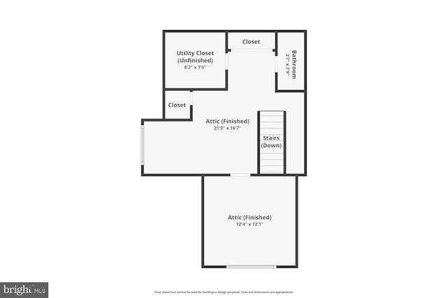 1329 Delafield Pl NW, Washington, DC 20011 - view of floor plan / room layout