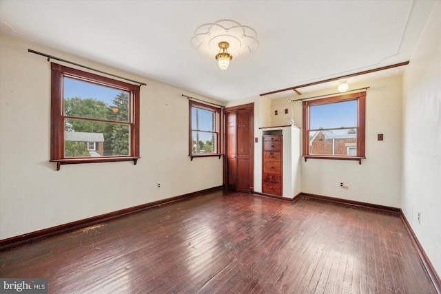 547 Overlook, Philadelphia, PA 19128 - unfurnished room with healthy amount of natural light and dark wood finished floors