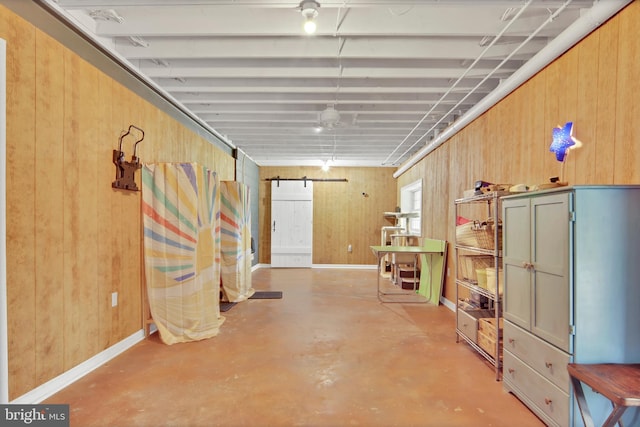 20412 Holt Cir, Hagerstown, MD 21742 - below grade area with wood walls