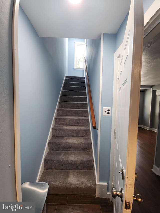 2258 Arlington Ter, Alexandria, VA 22303 - staircase featuring wood finished floors