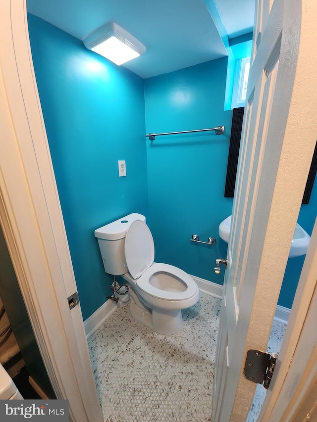 2258 Arlington Ter, Alexandria, VA 22303 - bathroom featuring toilet and baseboards