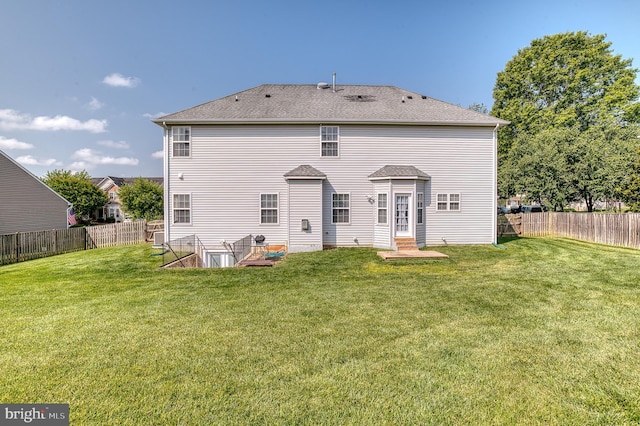 890 Ambleside Dr, Culpeper, VA 22701 - rear view of property featuring entry steps and a fenced backyard
