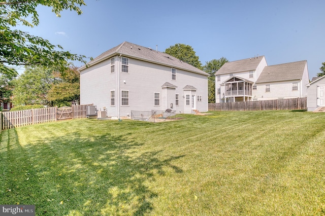 890 Ambleside Dr, Culpeper, VA 22701 - rear view of property with a fenced backyard