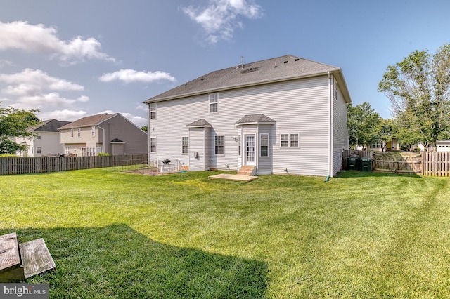 890 Ambleside Dr, Culpeper, VA 22701 - rear view of property featuring entry steps, a fenced backyard, and a patio area