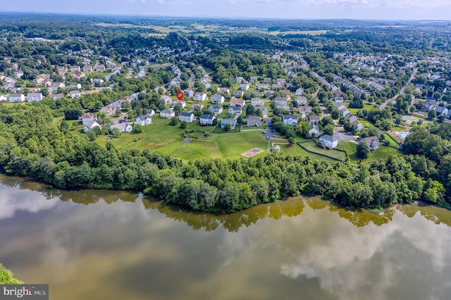 890 Ambleside Dr, Culpeper, VA 22701 - aerial view of property and surrounding area with a large body of water and nearby suburban area